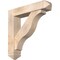 Ekena Millwork Funston Arts and Crafts Smooth Bracket w/ Offset Brace, Douglas Fir, 7 1/2"W x 36"D x 36"H BKT0806X36X36FST03SDF - alternate 1